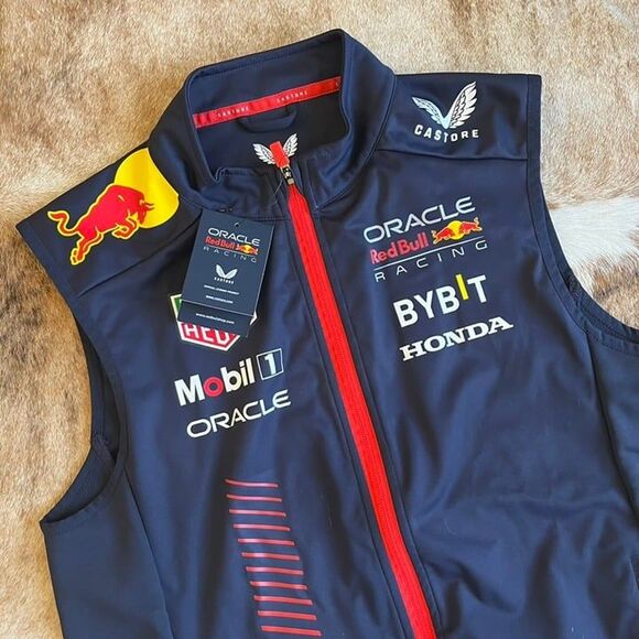 NEW Castore RedBull Racing F1 Team Vest 2023 24 25 Jacket Red Bull Verstappen S - Picture 2 of 6
